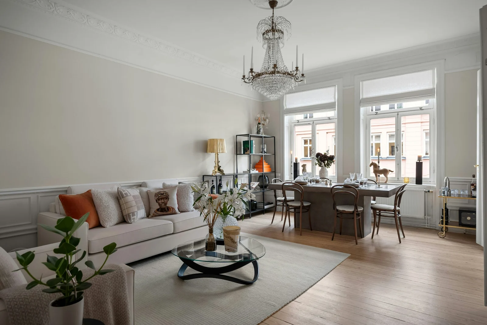 A bright, welcoming living room. Illustrative photograph.